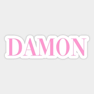 Damon - Pose - Pink Sticker